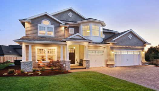 Beautiful house exterior